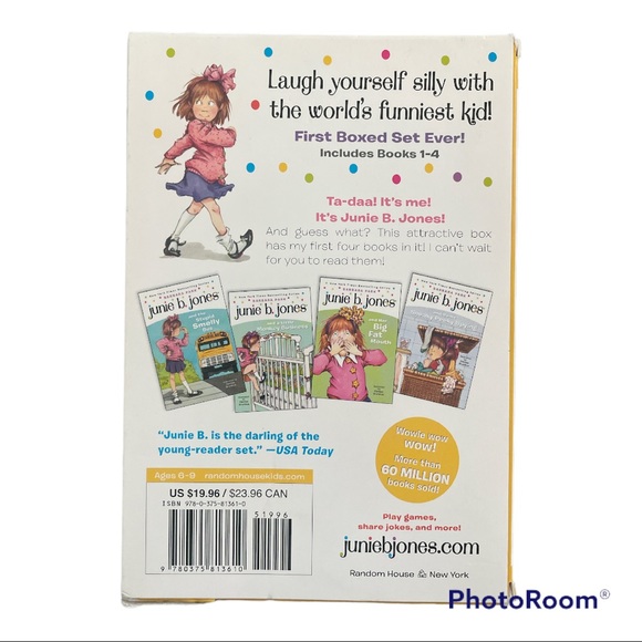 Junie B. Jones First Boxed Set Ever! : Books 1-4 by Barbara Park - Picture 2 of 6